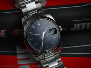 James Bond Rolex Oyster Perpetual Date watch: Reference 115200, as specified by author Jeffery Deaver in Carte Blanche