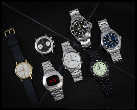 watches used in james bond movies