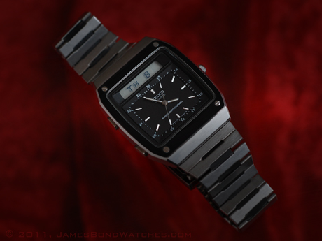Seiko duo-display James Bond watch, "For Your Eyes Only"